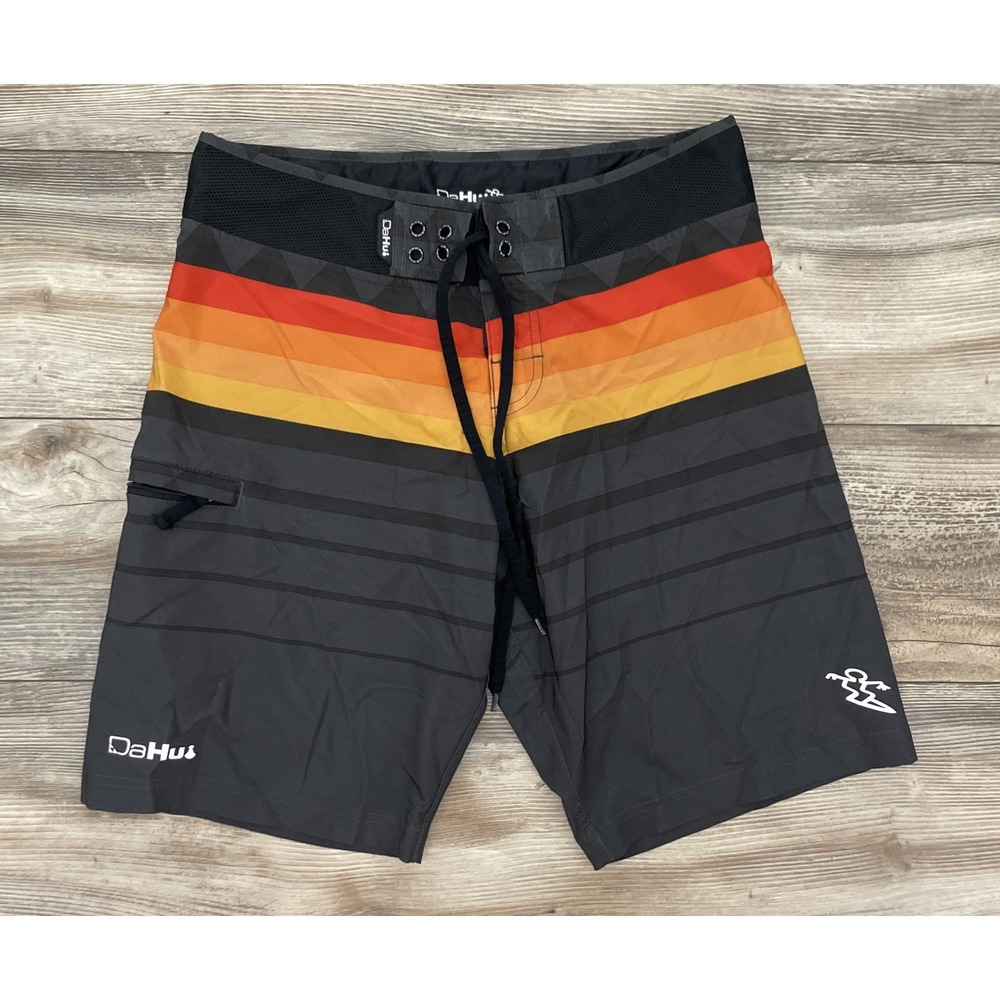 DaHui Board Shorts Mens 30 Swim Beach Surf Resort Performance 10" inseam